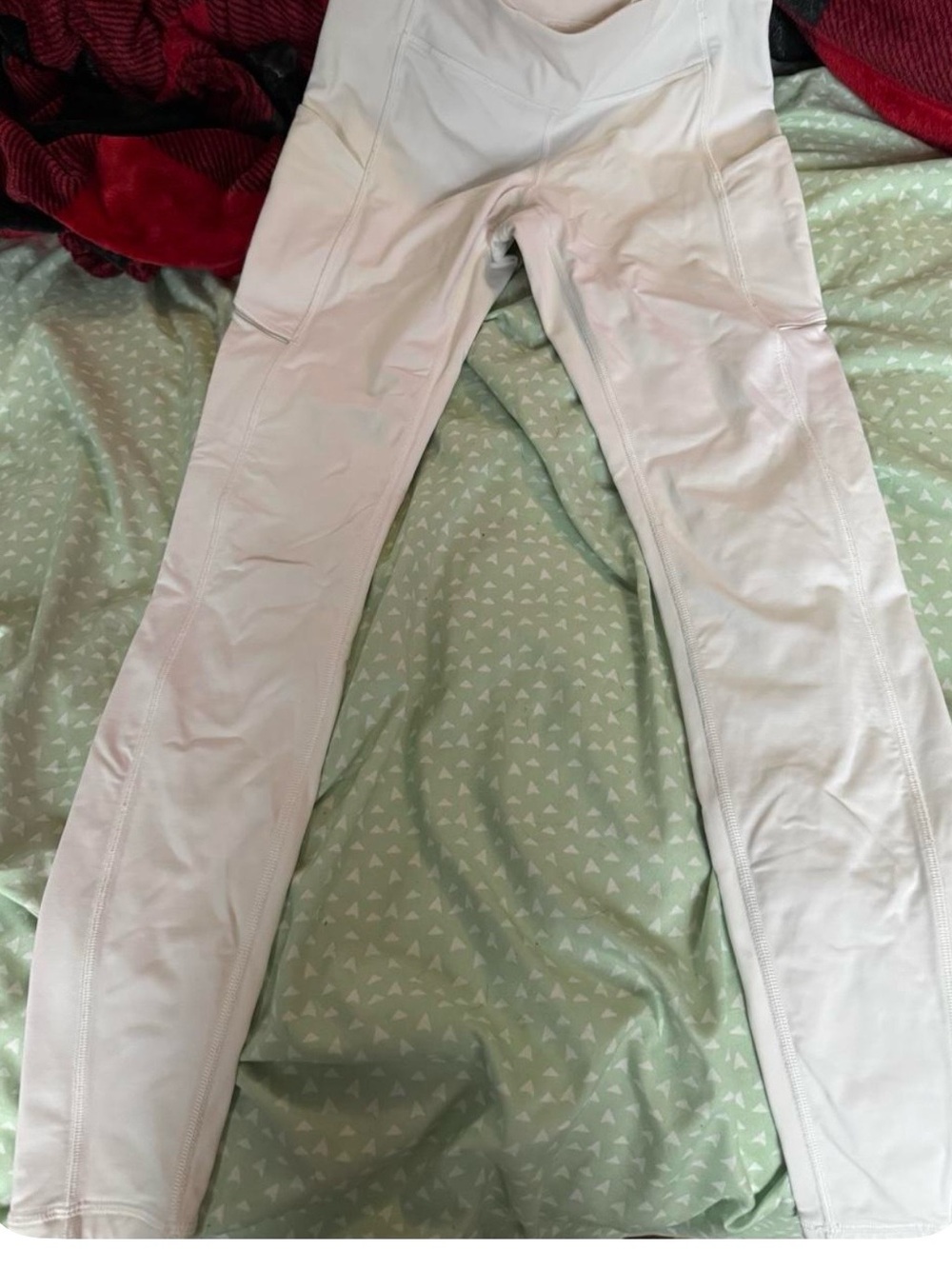 lululemon athletica Soft White High-Rise Leggings with Side Panels